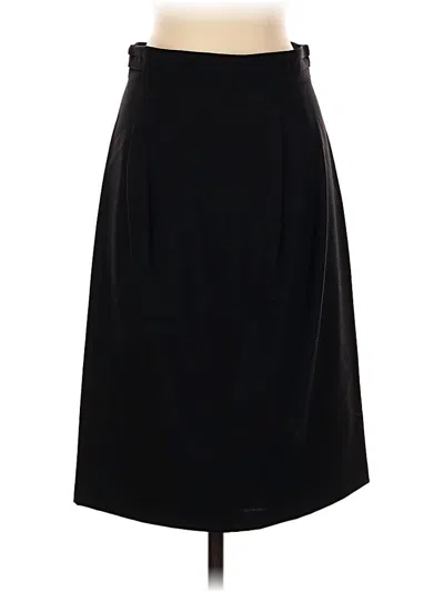 Pre-owned Club Monaco Wool Skirt In Black