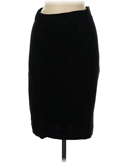 Pre-owned Club Monaco Wool Skirt In Black