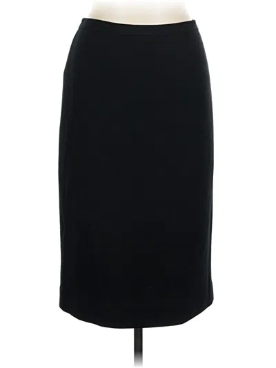 Pre-owned Club Monaco Wool Skirt In Black