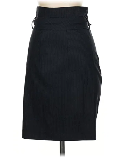 Pre-owned Club Monaco Wool Skirt In Black