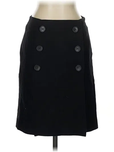 Pre-owned Club Monaco Wool Skirt In Black