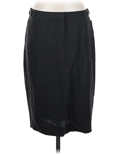Pre-owned Club Monaco Wool Skirt In Black