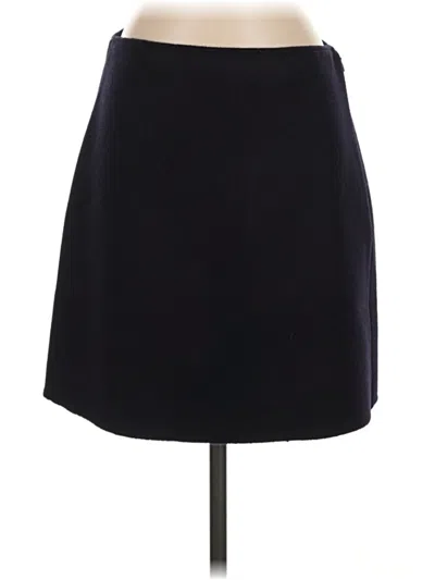 Pre-owned Club Monaco Wool Skirt In Black