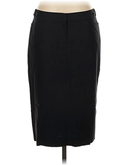 Pre-owned Club Monaco Wool Skirt In Black