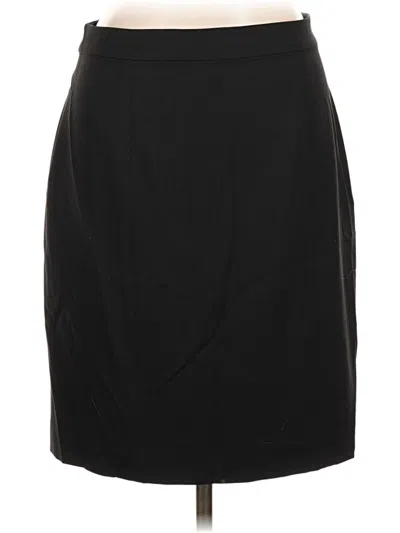 Pre-owned Club Monaco Wool Skirt In Black