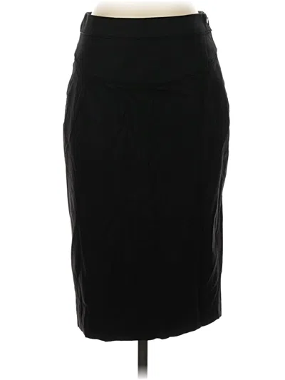 Pre-owned Club Monaco Wool Skirt In Black