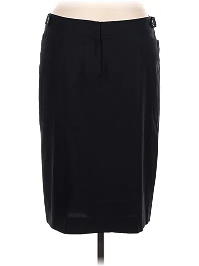 Pre-owned Club Monaco Wool Skirt In Black