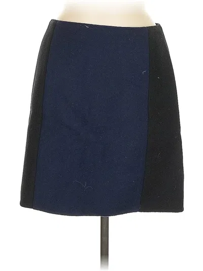 Pre-owned Club Monaco Wool Skirt In Blue