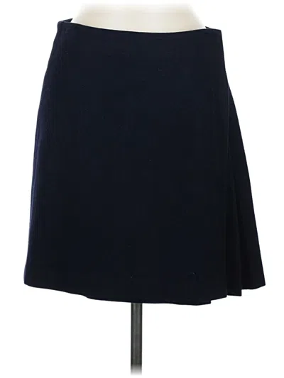 Pre-owned Club Monaco Wool Skirt In Blue