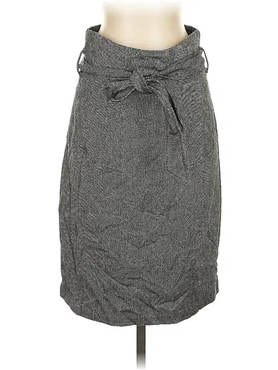 Pre-owned Club Monaco Wool Skirt In Gray