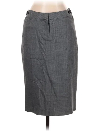 Pre-owned Club Monaco Wool Skirt In Gray