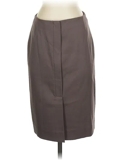 Pre-owned Club Monaco Wool Skirt In Gray