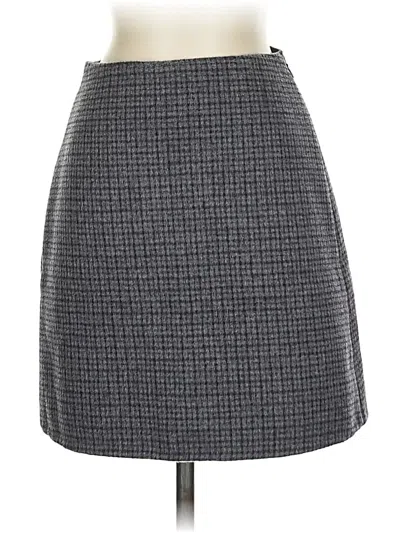 Pre-owned Club Monaco Wool Skirt In Gray