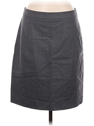 Pre-owned Club Monaco Wool Skirt In Gray