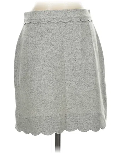 Pre-owned Club Monaco Wool Skirt In Gray