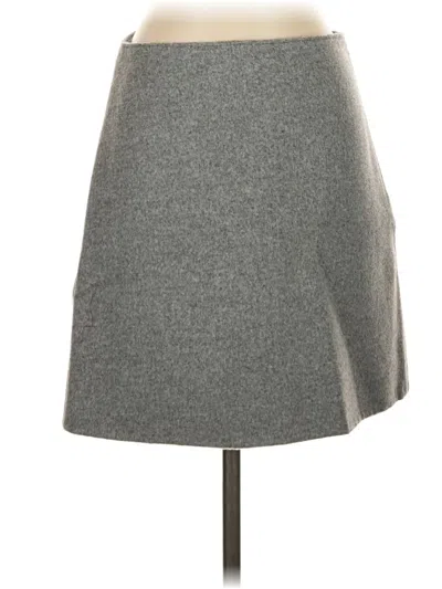 Pre-owned Club Monaco Wool Skirt In Gray