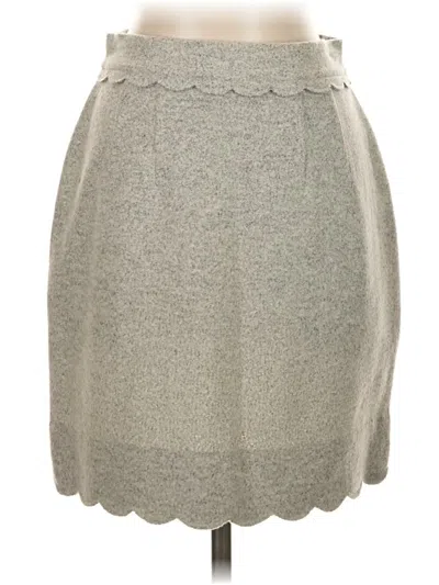 Pre-owned Club Monaco Wool Skirt In Gray