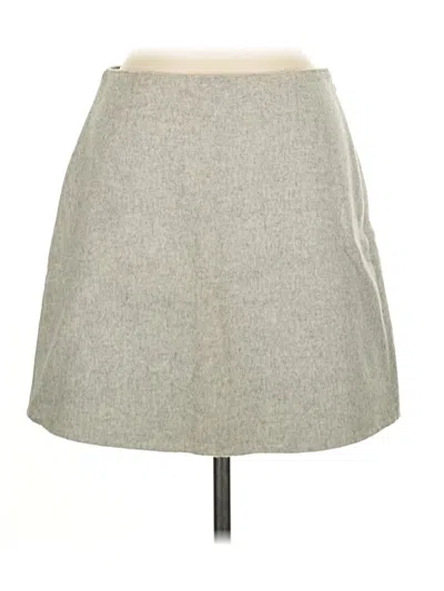 Pre-owned Club Monaco Wool Skirt In Gray