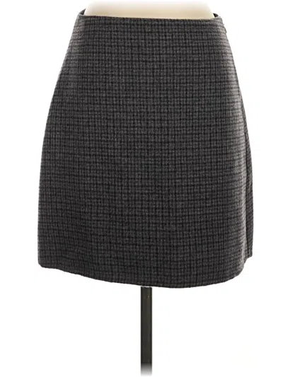 Pre-owned Club Monaco Wool Skirt In Gray