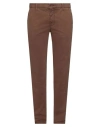 Club Of Comfort Man Pants Brown Size 38s Cotton, Elastane
