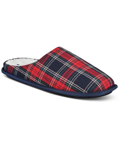 Club Room Holiday Slippers, Created For Macy's In Red