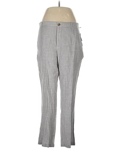 Pre-owned Club Room Linen Pants In Gray