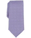 Club Room Men's Auriga Medallion Tie, Exclusively At Macy's In Purple