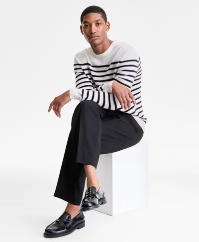 Club Room Men's Breton Regular-fit Stripe 100% Cashmere Sweater In Multi