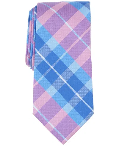 Club Room Men's Carew Plaid Tie, Exclusively At Macy's In Pink