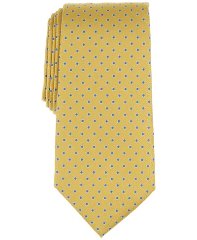 Club Room Men's Larabee Dot Tie, Exclusively At Macy's In Yellow