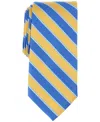 Club Room Men's Charter Stripe Tie, Exclusively At Macy's In Yellow