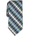 Club Room Men's Chesterwood Check Pattern Tie, Macy's Exclusive In Green