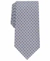 Club Room Men's Classic Dot Tie In Silver In Gray