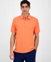 Club Room Men's Classic Fit Performance Stretch Polo, Created For Macy's In Orange