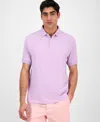 Club Room Men's Classic Fit Performance Stretch Polo, Created For Macy's In Purple