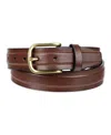 Club Room Men's Cut Edge Trapunto Stitched Casual Belt
