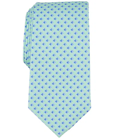 Club Room Men's Davie Fish Tie, Created For Macy's In Green