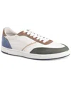Club Room Men's Dawsonn Lace-up Sneakers, Exclusively At Macy's In White Linen