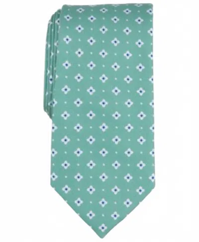 Club Room Men's Delaney Medallion Tie In Green