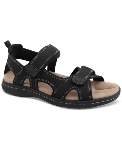 Club Room Men's Douglas Strap Sandal, Created For Macy's In Black