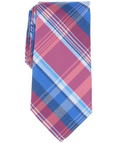 Club Room Men's Felcon Plaid Tie, Exclusively At Macy's In Red