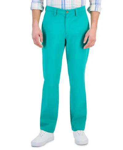 Club Room Men's Four-way Stretch Pants, Created For Macy's In True Green