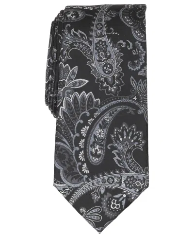 Club Room Men's Harbor Paisley Tie In Black