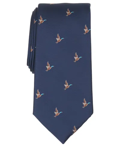 Club Room Men's Haverford Duck Neat Tie In Navy