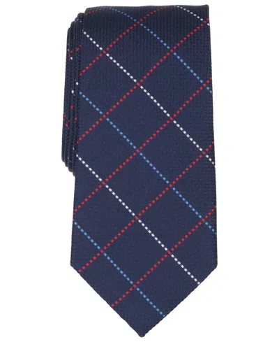 Club Room Men's Hawthrone Grid Tie In Coral