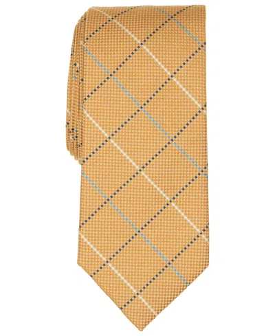 Club Room Men's Hawthrone Grid Tie In Yellow