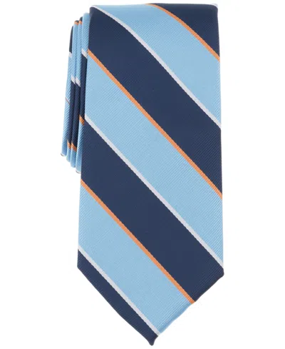 Club Room Men's Hillers Stripe Tie, Exclusively At Macy's In Blue