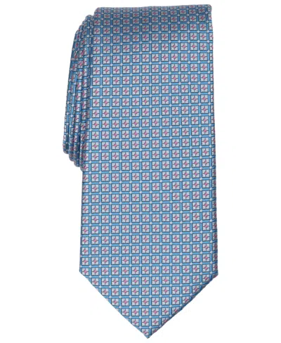 Club Room Men's Holston Classic Geometric Pattern Tie, Macy's Exclusive In Blue