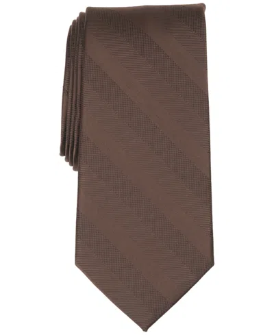 Club Room Men's Hoskin Solid Tie, Created For Macy's In Brown