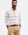 Club Room Men's Hunter Plaid Button-down Flannel Shirt, Macy's Exclusive In Multi